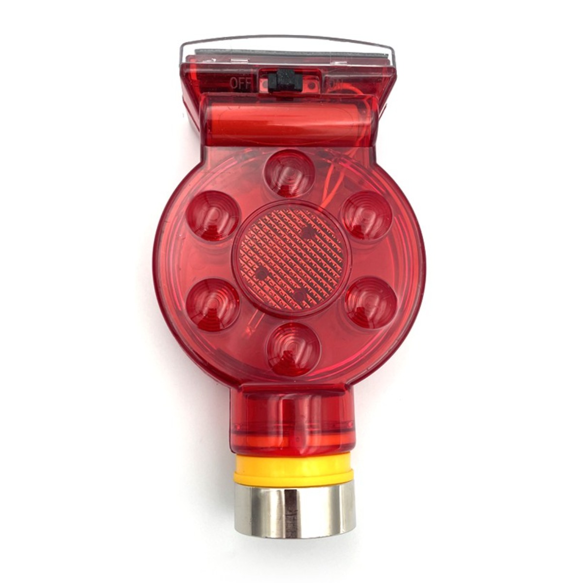 LED 자석용 쏠라 경고등 SM619 / 태양광 자동 충전 태양열 깜빡이 유도등 햇빛 안전용품, 1개 9,990원