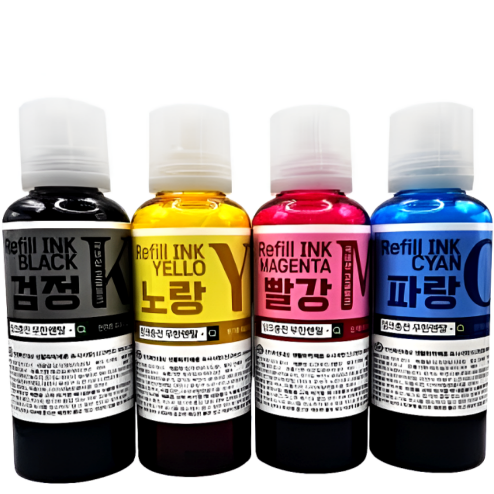 국내산 대용량 호환 삼성잉크 INK-K610 SL-T1670W J1560W T1672W T1675W T2270W 무한리필잉크, 삼성 4색세트 300ml, 1개 37,600원