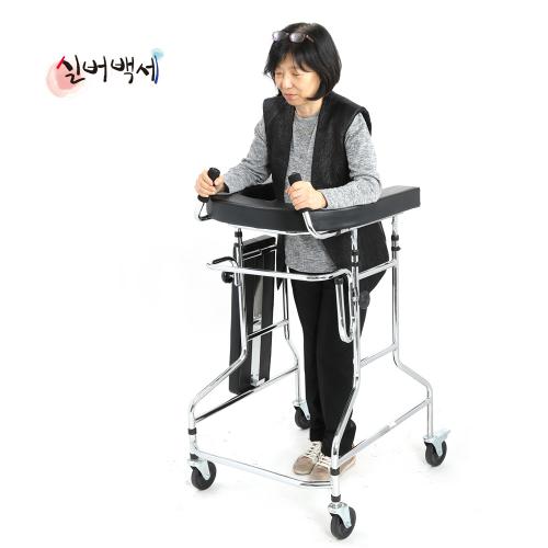 노인보행보조기 환자보행기 - 실버백세 DH-403 어깨보행차 155,000원