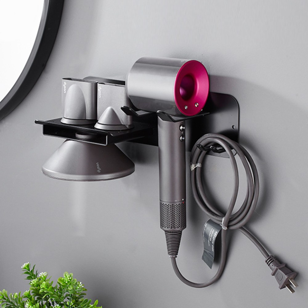 무타공 메탈 벽걸이 드라이기 거치대 다이슨 에어랩 호환용, 1개, B타입 23,900원