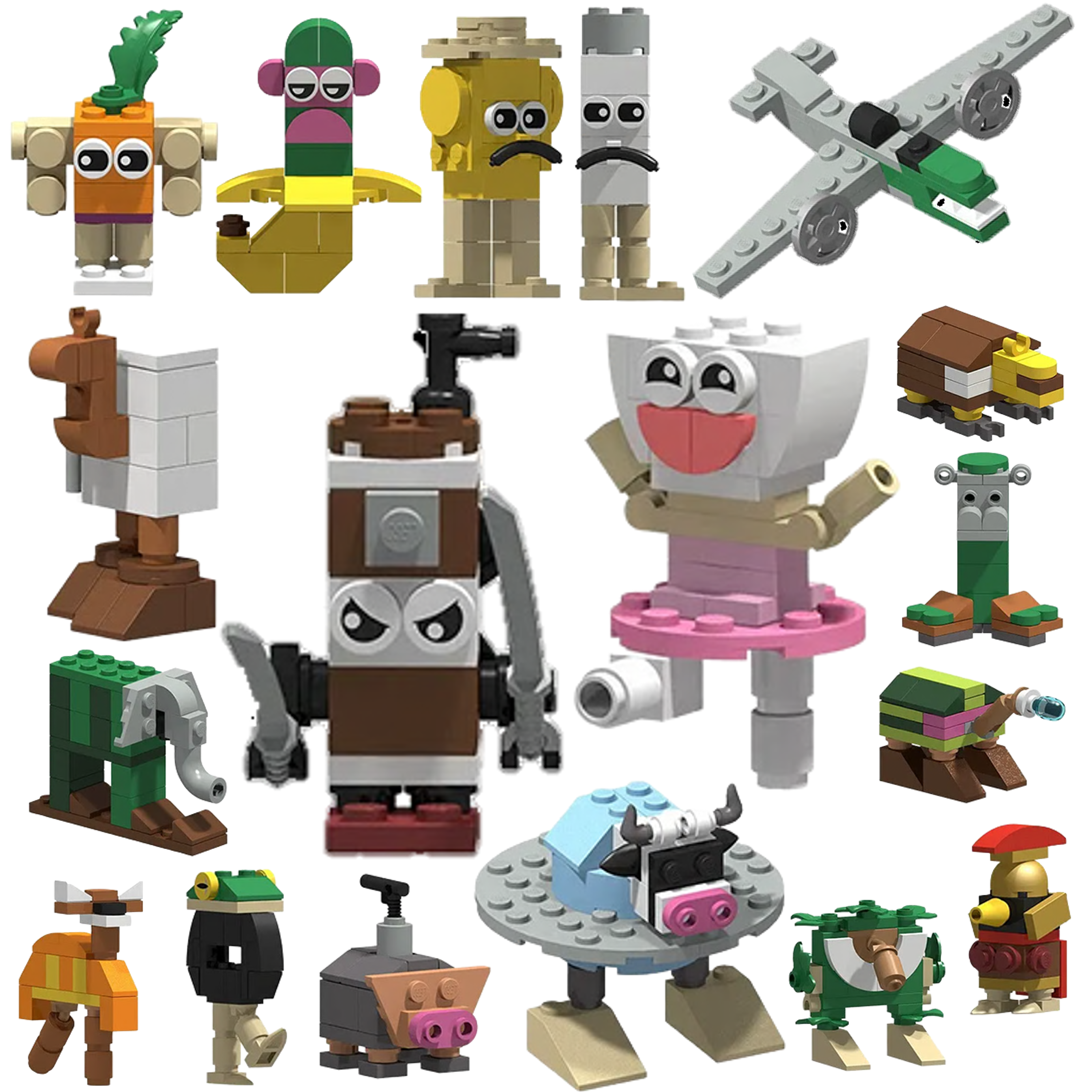 이탈리안 브레인롯 블록 주인공 캐릭터 세트 16,900원