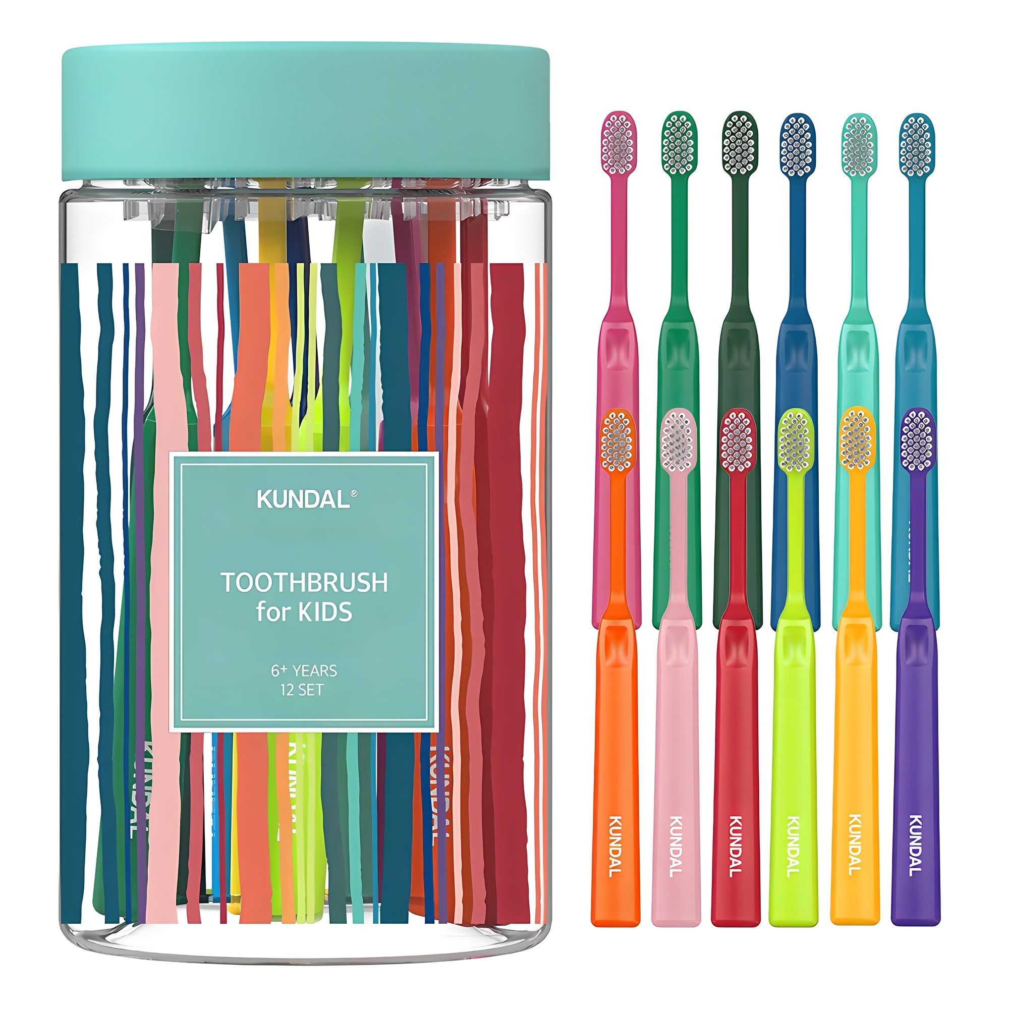 쿤달 딥 클린 항균 초극세모 어린이 칫솔 세트 13,970원