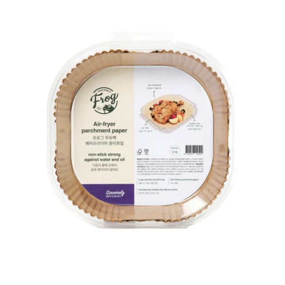 프로그 무표백 에어프라이어 종이호일 정사각 대형 12,560원