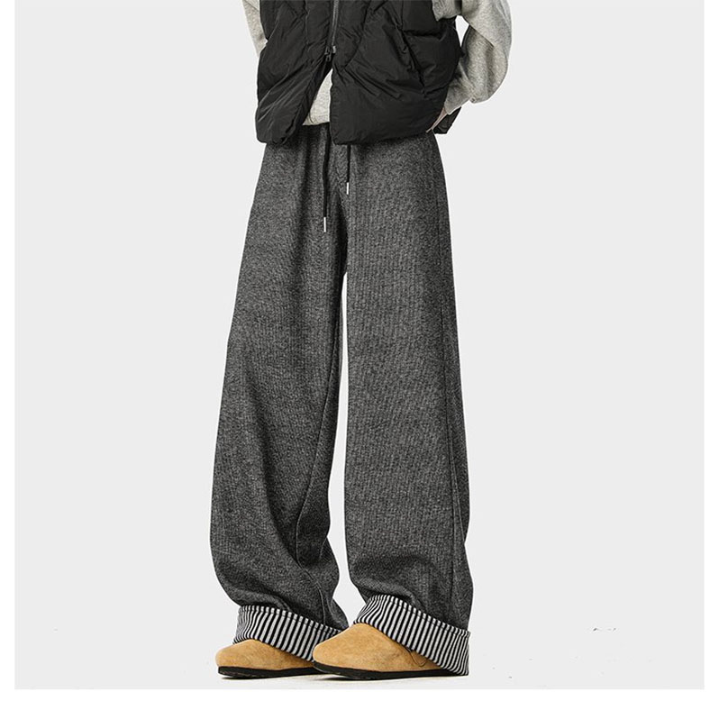 녕동 남성 기모 와이드 모직 팬츠 두꺼운 일자핏 통바지 슬랙스 남녀공용 데일리룩 69,500원