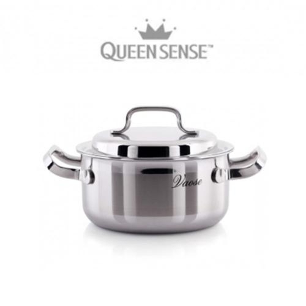 퀸센스 바오스 IH 통3중 스텐냄비 양수 18cm 43,100원