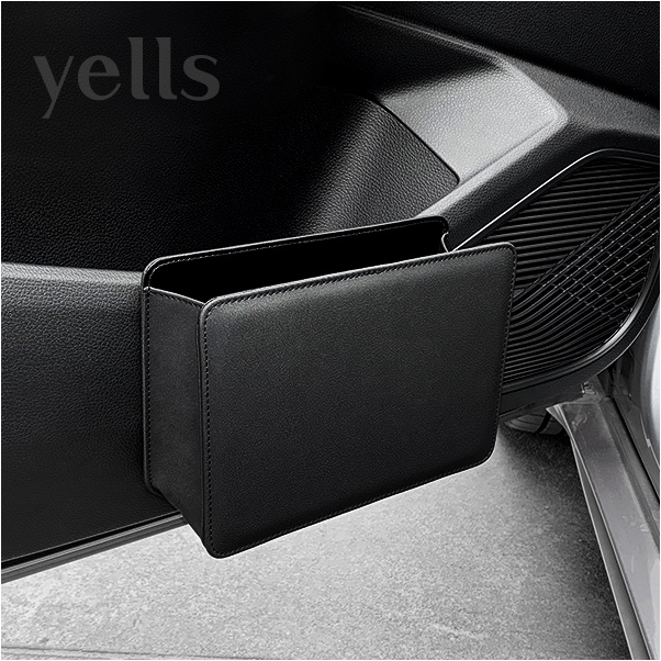 옐스 고급 차량용 휴지통 수납함, 1개, 블랙 8,810원