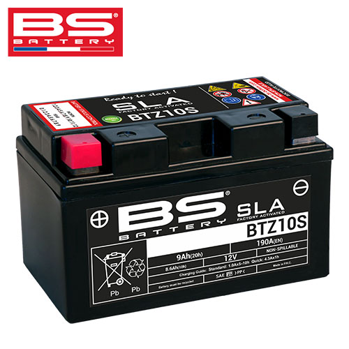 BS배터리(비에스배터리) BTZ10S 12V 9Ah (YTZ10S) 포르자300 포르자350 ADV350 CB650F TMAX(08-11) MT-07 MT-09 R1(04-14) 70,000원