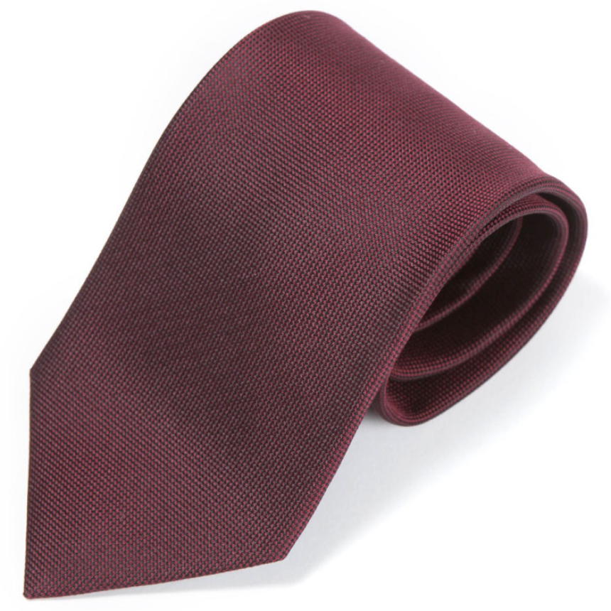 타이팩토리 클래식 버건디 솔리드 실크 넥타이 39,000원