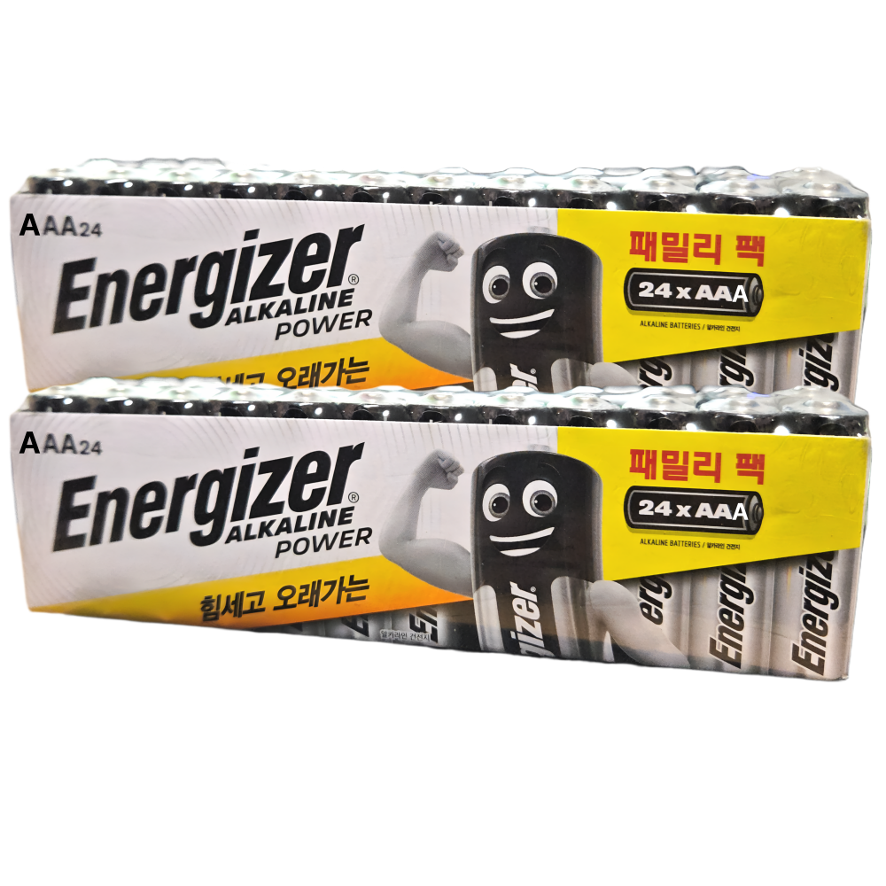 건전지나라 에너자이저 알카라인 AAA 건전지 최신제조 277,740원
