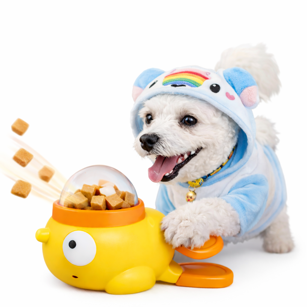 강아지 노즈워크 간식 장난감 지능개발 스트레스 해소, 노란색, 1개 8,590원