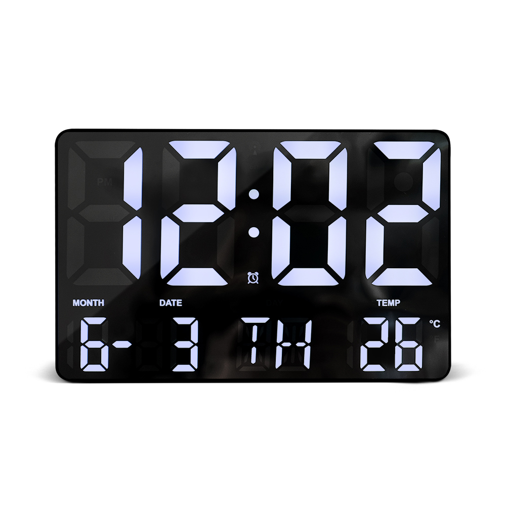 촘스토리 캘린더 패드 LED 벽시계, 블랙 28,900원