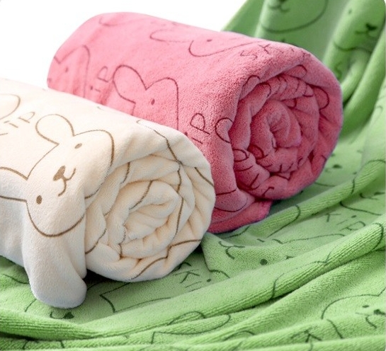 더자카 큐티래빗 극세사 비치타월 3종세트, Y377LBBI086, 1세트 10,800원