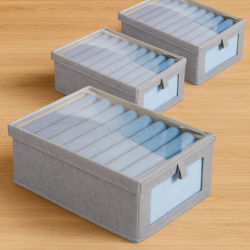 디모어 투명 커버 분리 수납 옷장 다용도 정리함, 3개, 그레이 12,900원