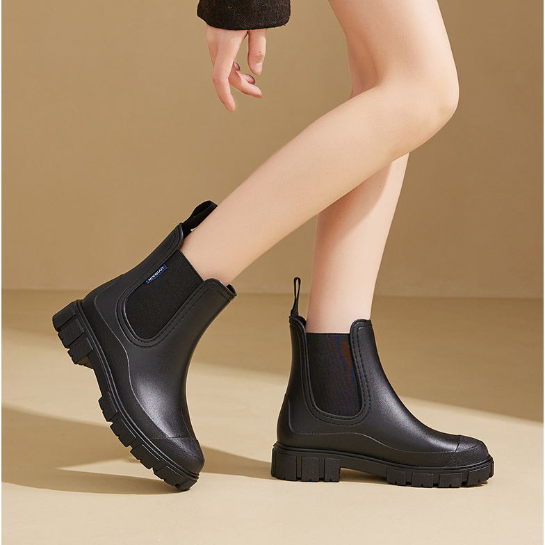 아와유키 여성 패션 숏 방수 첼시 레인부츠 장화 3CM 19,800원