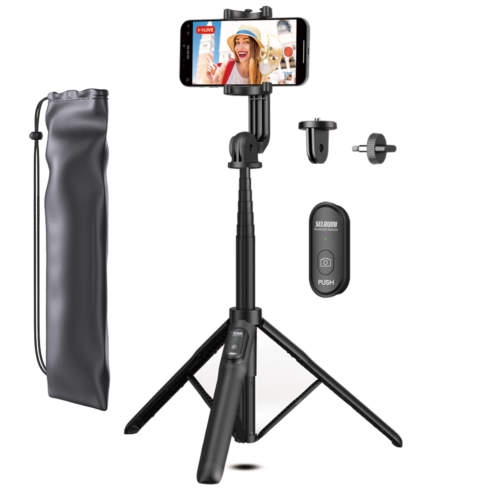 셀루미 155cm 롱레인지 무선 블루투스 올인원 삼각대 셀카봉 29,800원