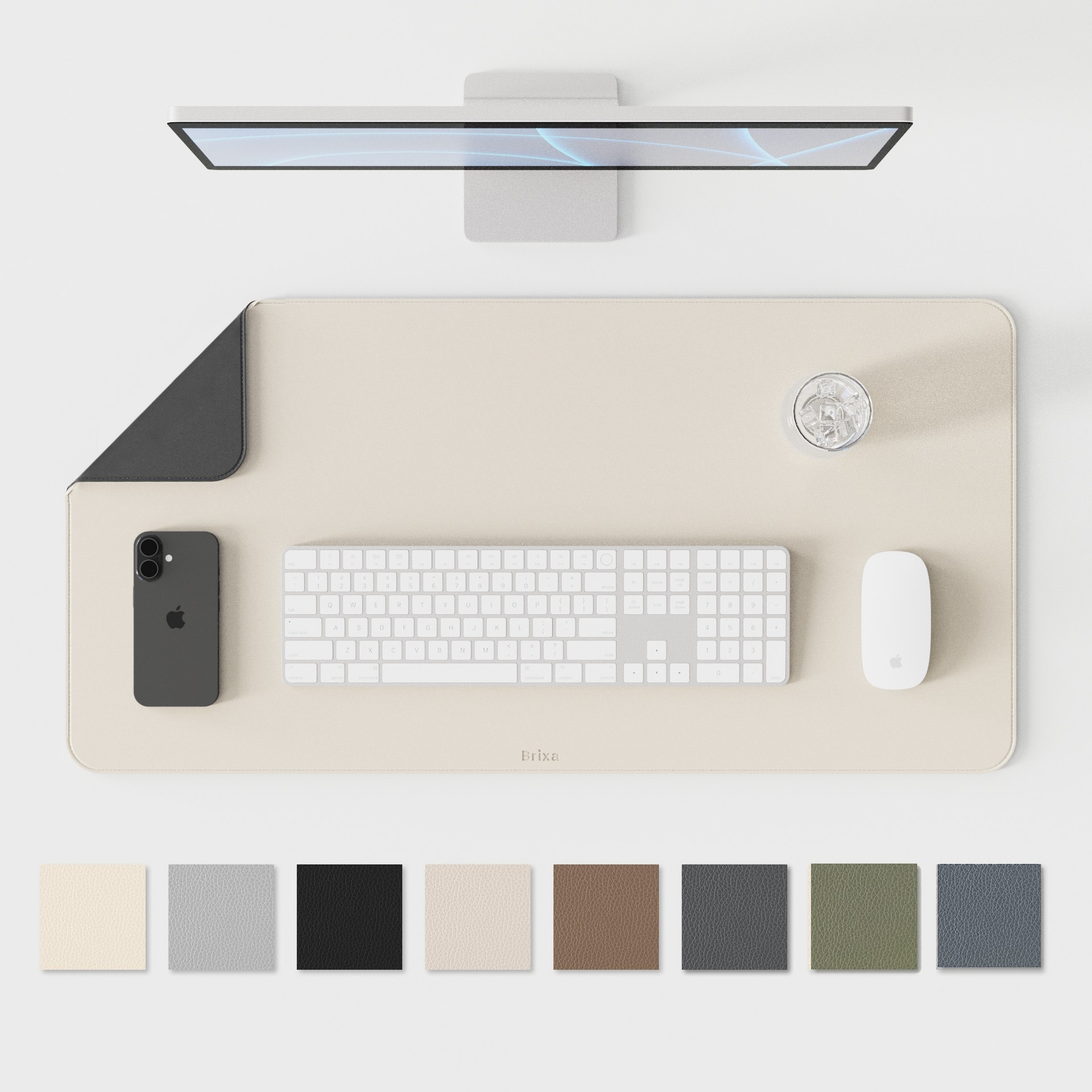 브릭사 가죽 데스크매트 마우스패드 데스크테리어 감성 책상 보호 논슬립 장패드 키보드 21,320원