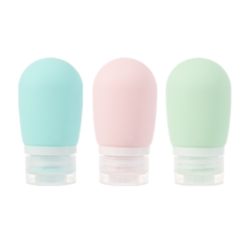 닥터보틀 볼륨 실리콘 용기 여행용 화장품 3컬러 SET 6,300원