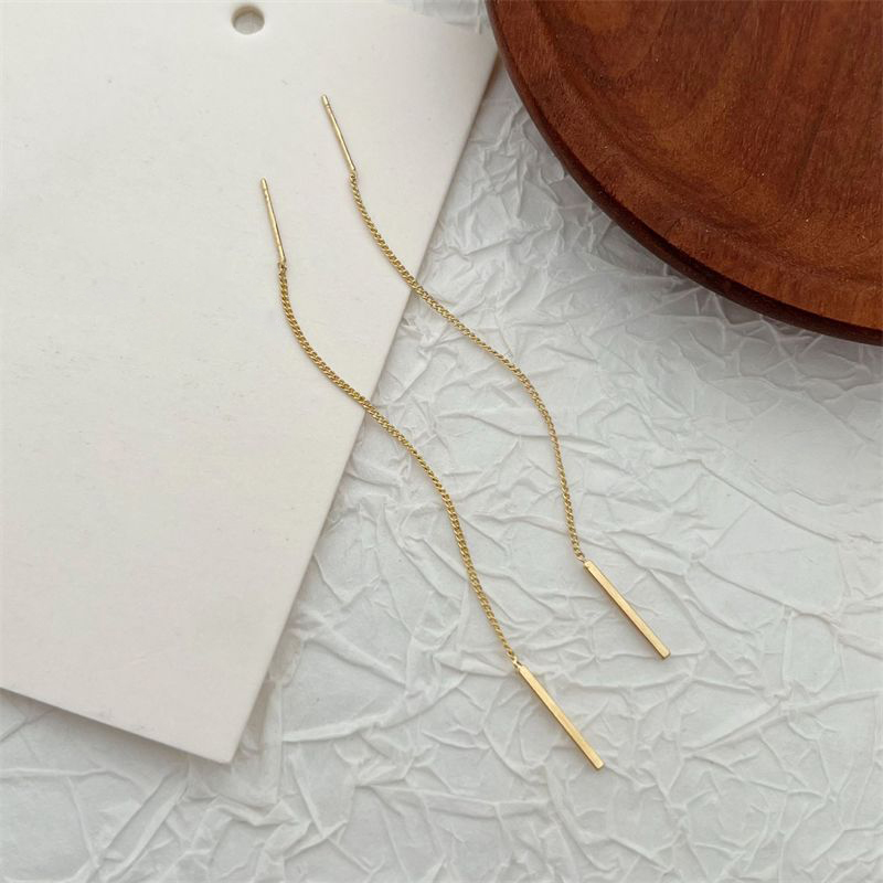 Nexre 14K 도금 미니멀 귀걸이 라인 귀고리 패션 고급 액세서리 선물 39,880원