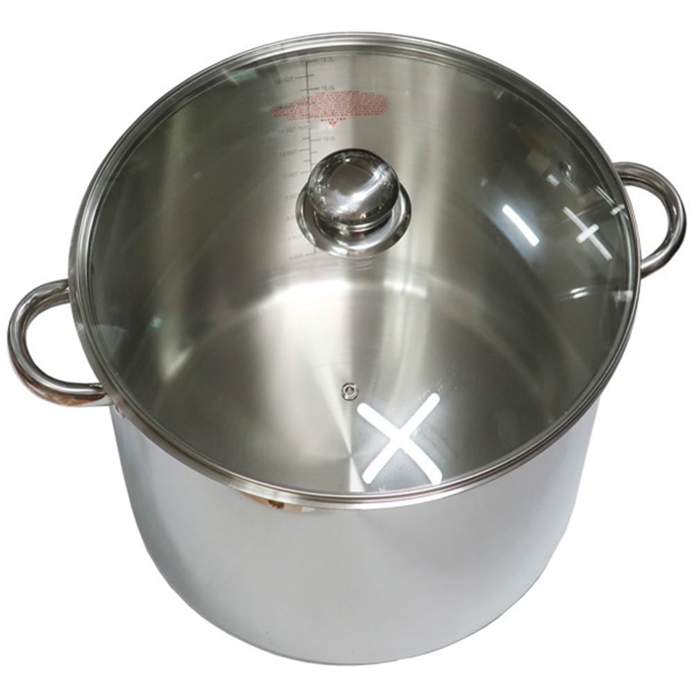 페르비타 인덕션 곰솥 3중바닥 유리뚜껑 스텐 곰솥 대용량 냄비 42,700원