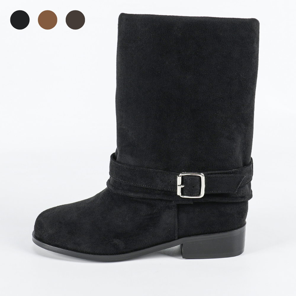 페조 여성 미들부츠 롱부츠 스웨이드 버클 PZBTSW-888-25 55,800원