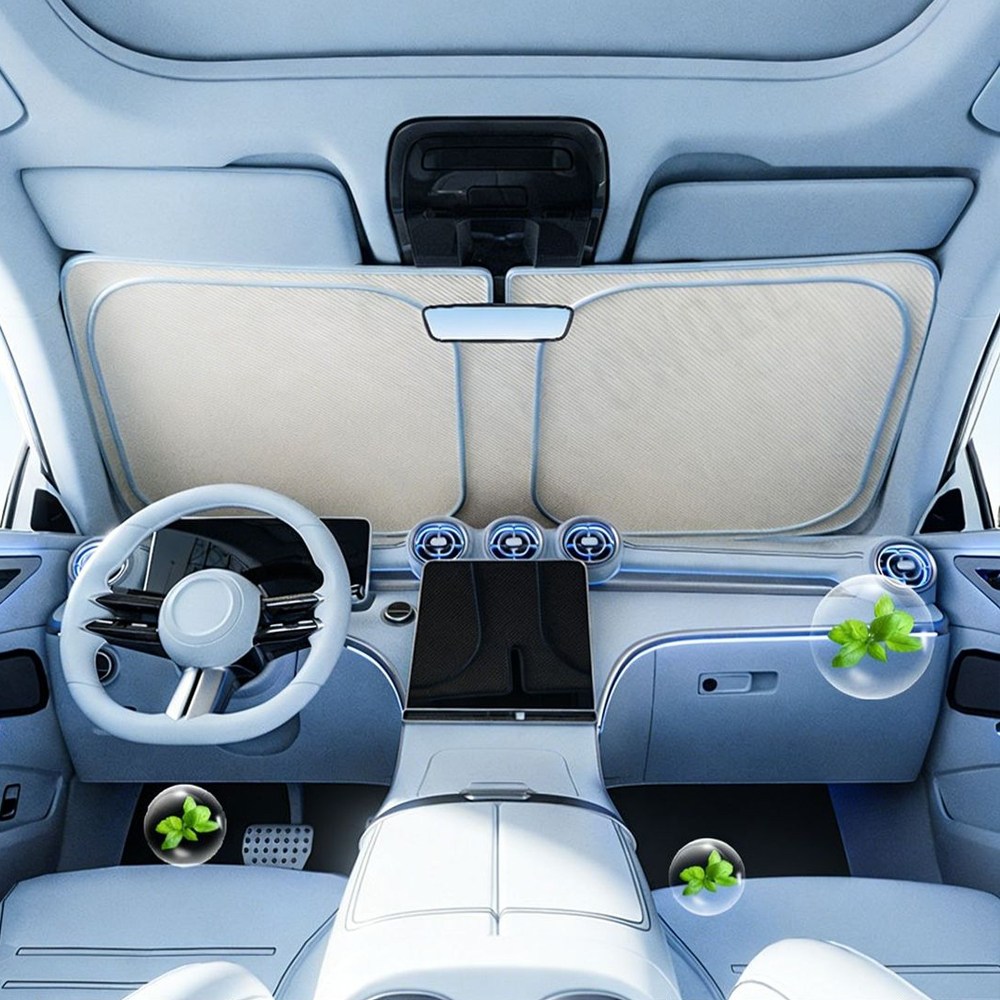 SEAMETAL 고급형 차량용 앞유리 원터치 햇빛가리개 양면 아이스 젤 자동차 선쉐이드, 1개, 파란색 18,900원