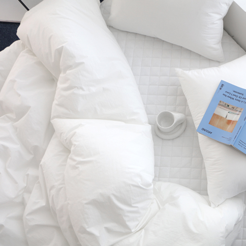베이직톤 고밀도 80수 호텔 이불커버, 퓨어화이트 95,900원