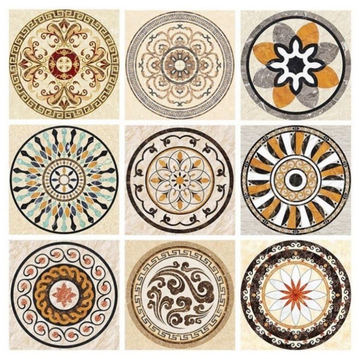 콘티 인도풍 욕실 타일 주방 셀프 인테리어 스티커 시트지 10장, 8번 인도풍 2112 15,900원