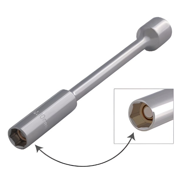 JJ-H 대만산 HEXA 자석 소켓 150L 작동연결대10mm 롱복스알 3/8 마그네틱 복스 육각, 1개 8,500원