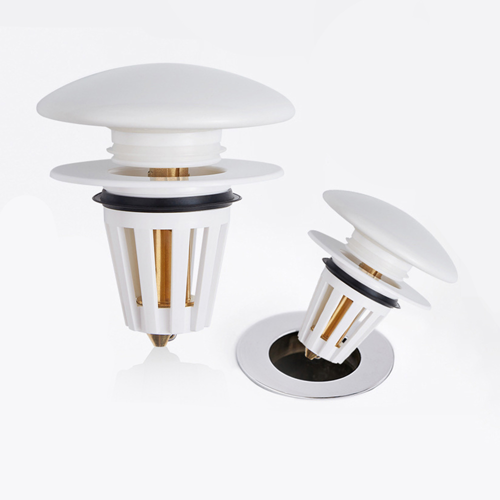 EGMI 고급 세라믹 세면대 트랩 황동 스프링 하수 물마개 2P,화이트 9,800원