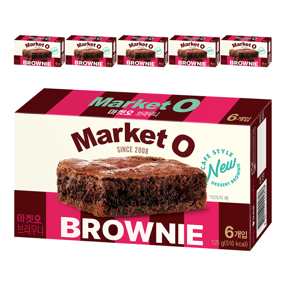 오리온 마켓오 브라우니 6p 14,700원