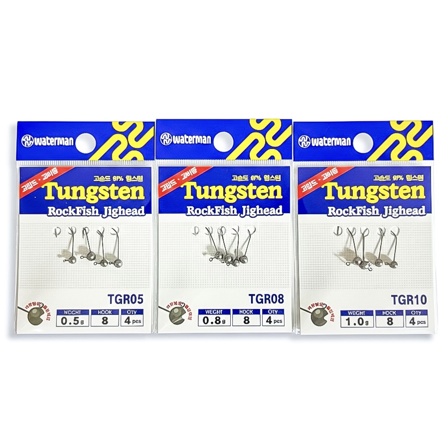 워터맨 텅스텐 지그헤드 볼락 전갱이, 1개 13,500원