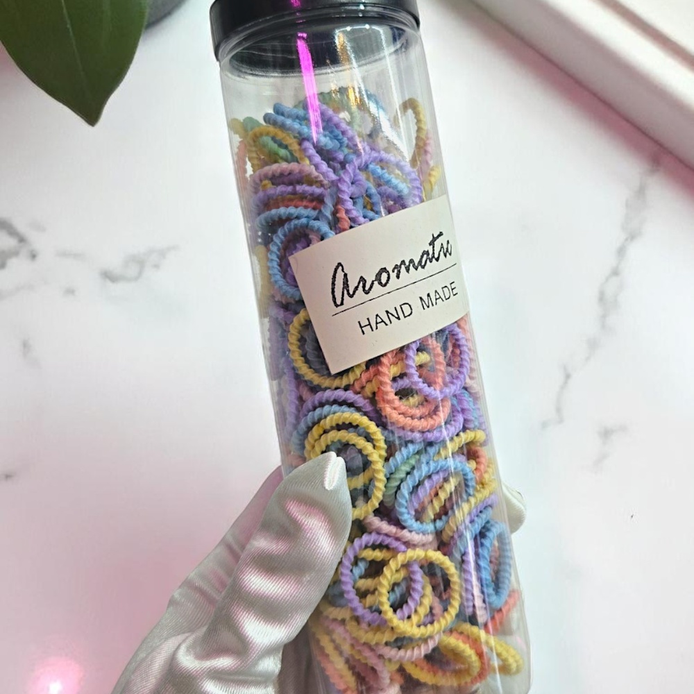 온더마스 엉킴없는 도톰 쁘띠머리끈 고무줄 대용량 벌크 11,690원