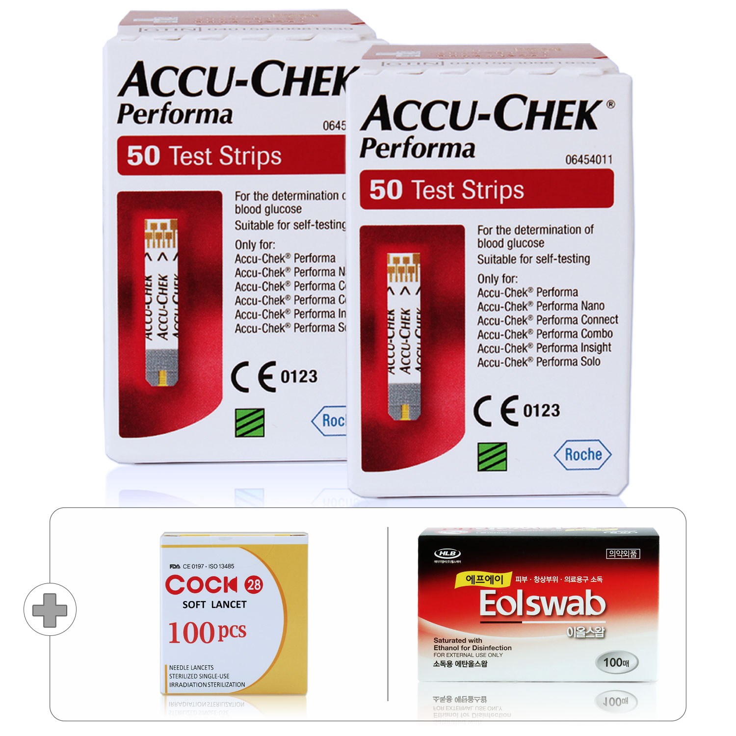 로슈 아큐첵 퍼포마 혈당측정지 100매+침 100개+솜 100매 36,050원
