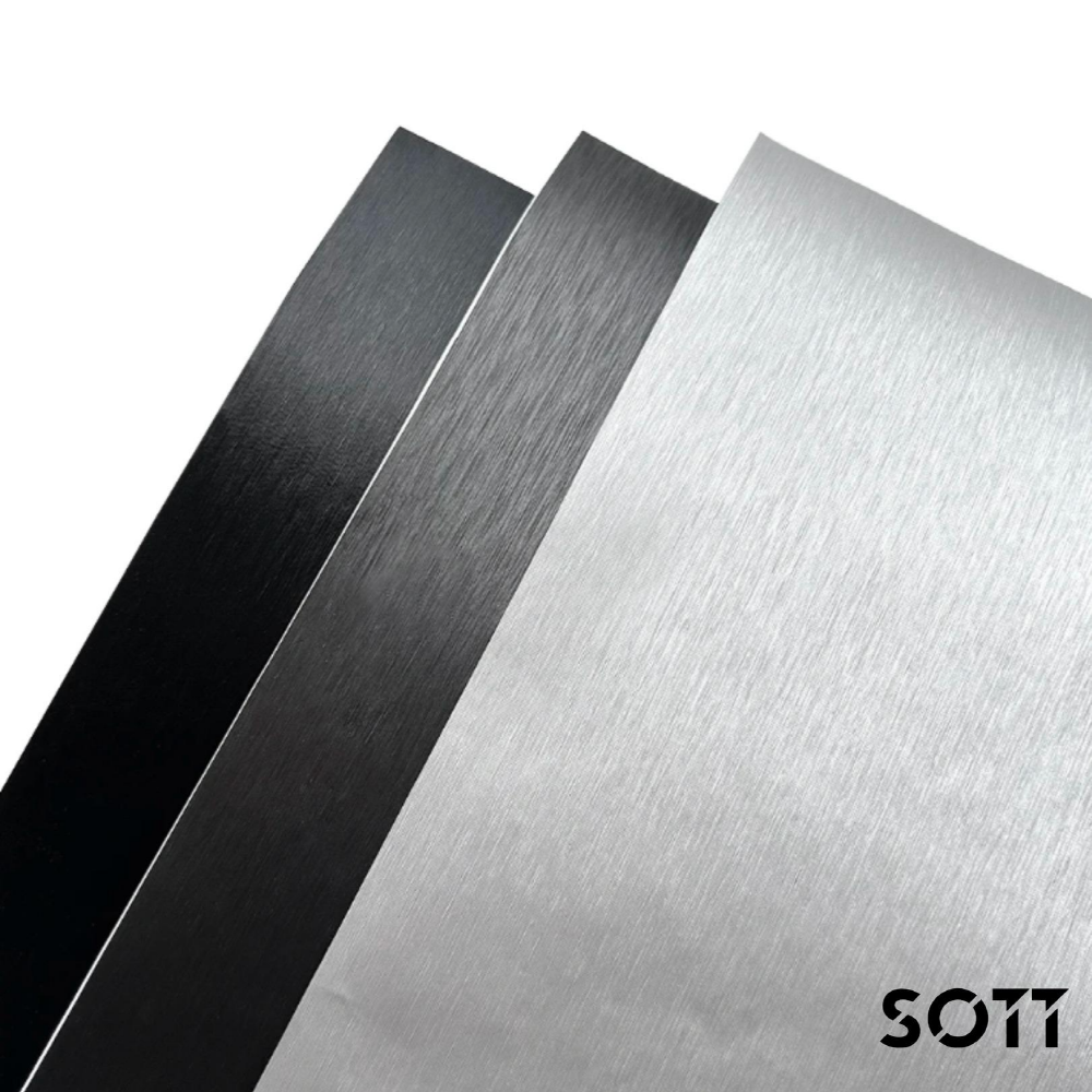 SOTT 프리미엄 3D 메탈 필름 랩핑 시트지, 1개, 그레이 폭40cm x 길이150cm 27,900원