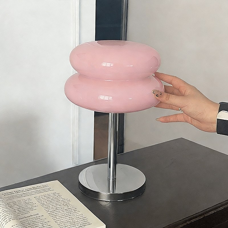 Mayho 마카롱 무드등 모던 미드센츄리 led 방등 3단계 조명조절 수면등 집들이선물, 핑크 40,900원