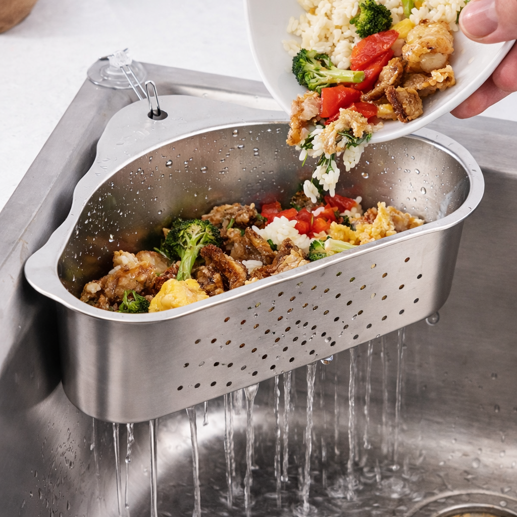 젠토 녹제로 304 올스텐 싱크대 코너형 음식물 거름망 12,700원