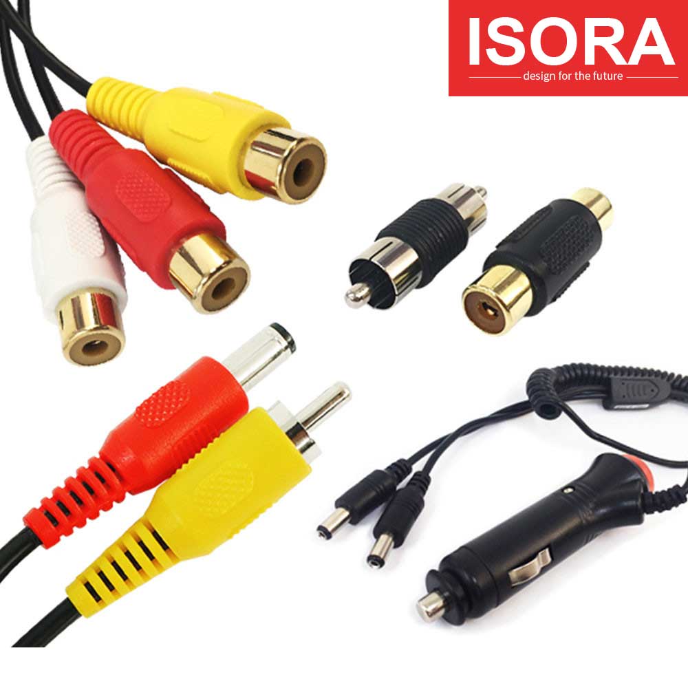 아이소라 RCA AV 영상케이블 네비게이션 변환젠더 4극 3극 추가영상선모음 5,000원
