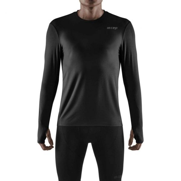 CEP 런 셔츠 라운드넥 긴팔 블랙 남성 M 76,800원