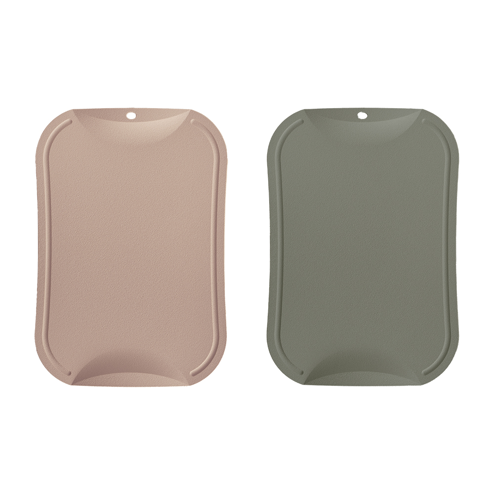 도블레 칼집나지 않는 항균도마, 살몬 + 카키, 1세트 25,550원