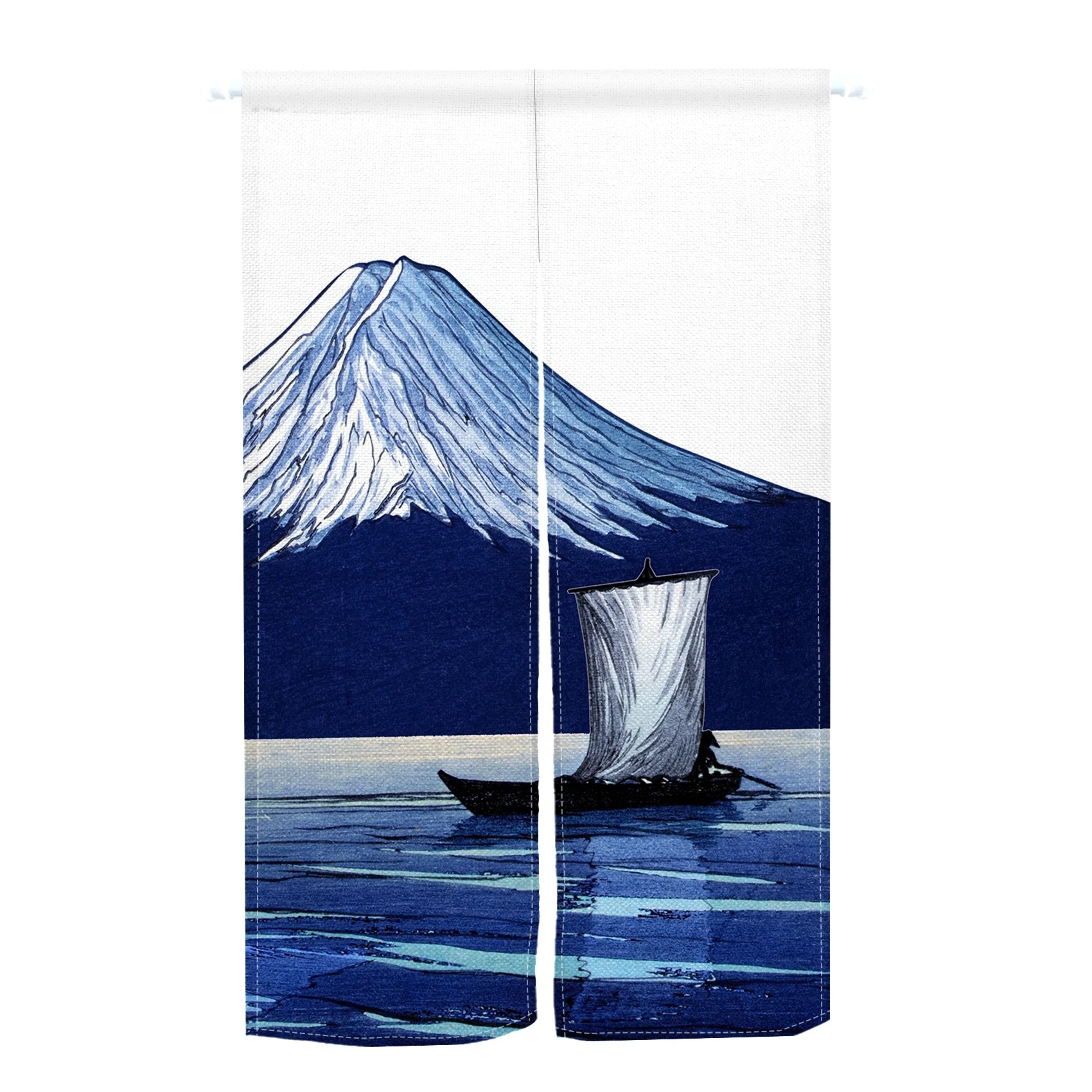 재미있는 고양이 문짝 커튼, 주방 식당 아기 방 장식, 파티션 입구 드레이프, 걸이식 하프 37,500원