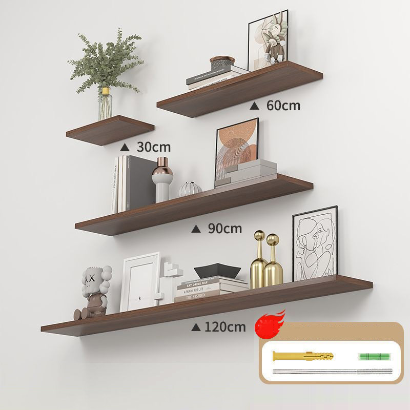 [FONDERA] 통원목 튼튼한 일자형 벽걸이 거치대 신상품 고하중 나무 인테리어 벽선반 세트 ( 4P ) 58,960원