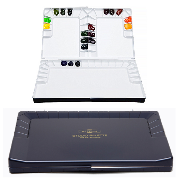 미젤로 방탄유리 스튜디오 수채화 팔레트 55 / 전문가용 파레트 37,430원