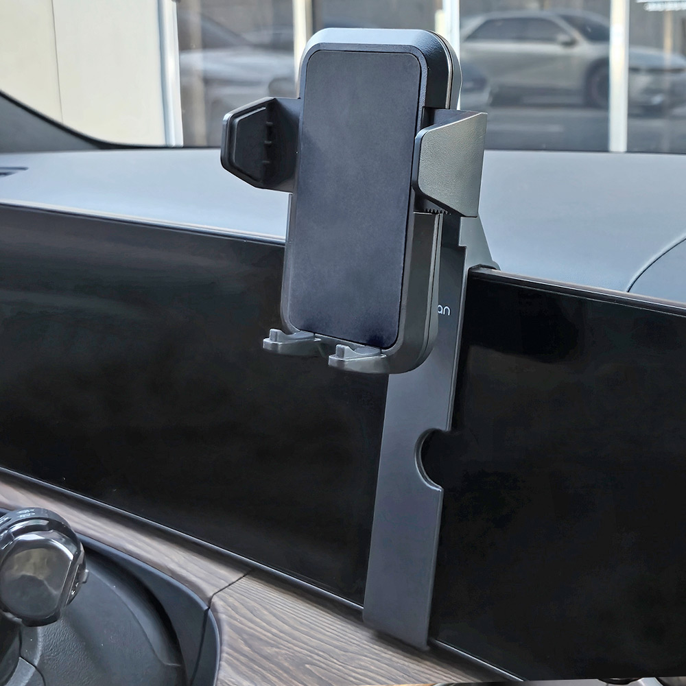 옵시디언 현대 싼타페 MX5 전용 핸드폰 반자동 클립거치대 26,300원