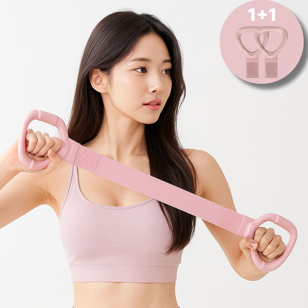 다잇대 바른자세 매일홈트 스트레칭 밴드, 2개, 라이트 핑크 15,100원