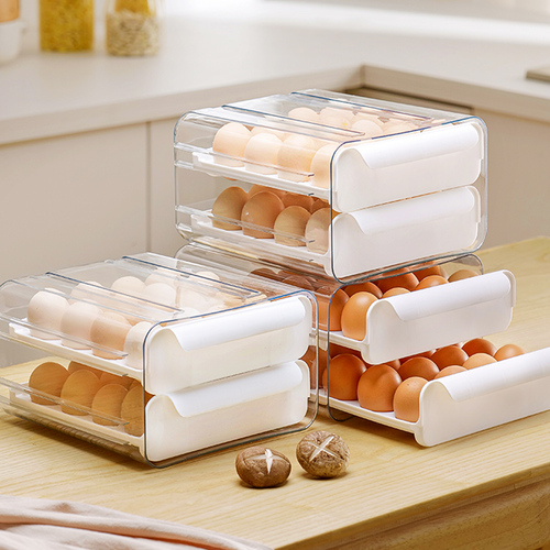 무타공마켓 슬라이딩 2단 계란트레이 서랍형 달걀 계란 보관함 12,900원