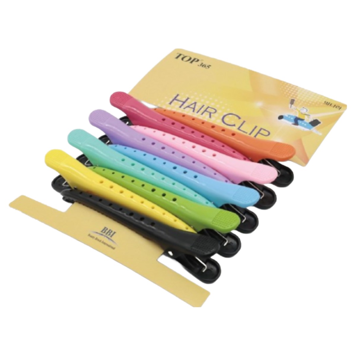 [빗나라]미용실집게핀 헤어클립 헤어핀셋 9종컬러 디자이너 전문가용 2개입, 핫핑크 10,000원