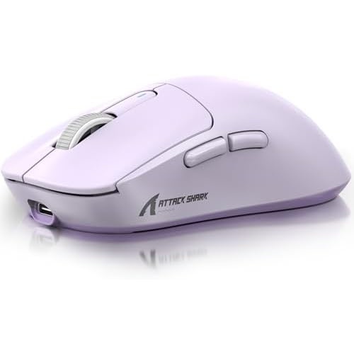 X3 무선 게이밍 마우스 49g 인체공학 컴퓨터 트리플 모드 PAW3395 26K DPI 광학 센서 200시간 배터리 수명 프로그래머블 버튼 PC용 액세서리LaptopMac 흰색 87,930원