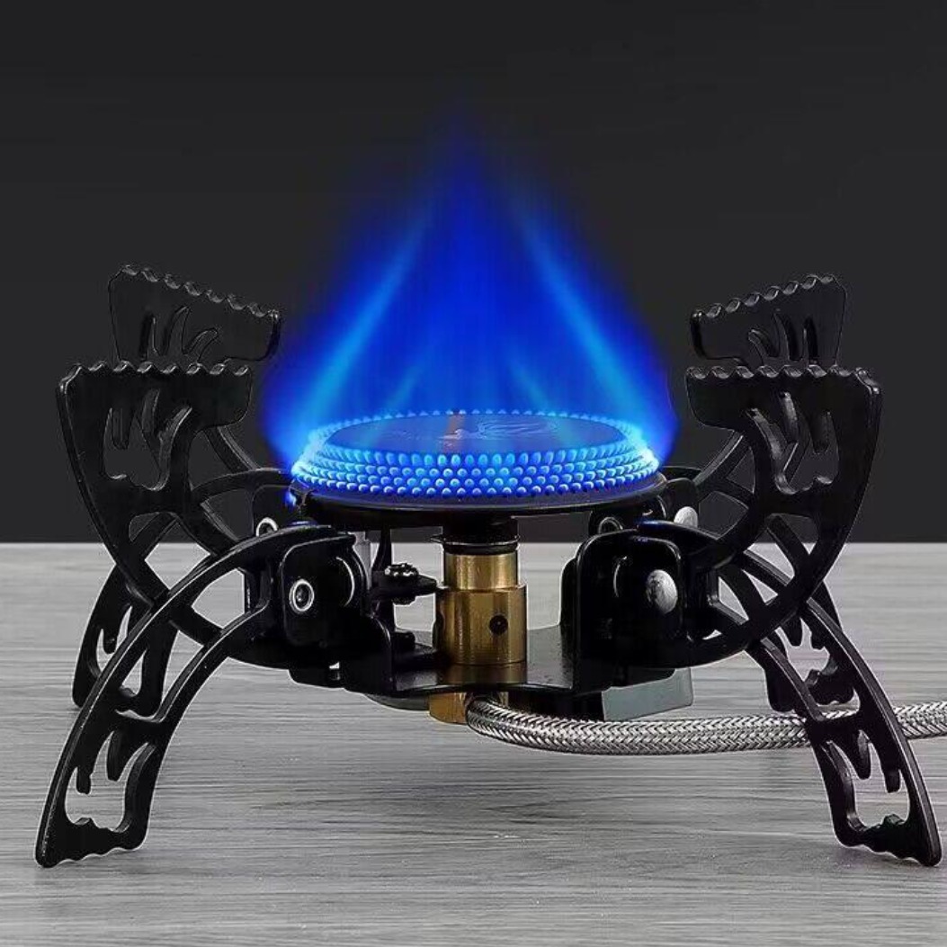 화력킹 버너 휴대용 캠핑 가스 스토브 고화력 강염버너 해바라기버너 바람막이 캠핑 고화력 그리들 /무료배송, 1개, 방풍모델 + 1m 호스 46,300원