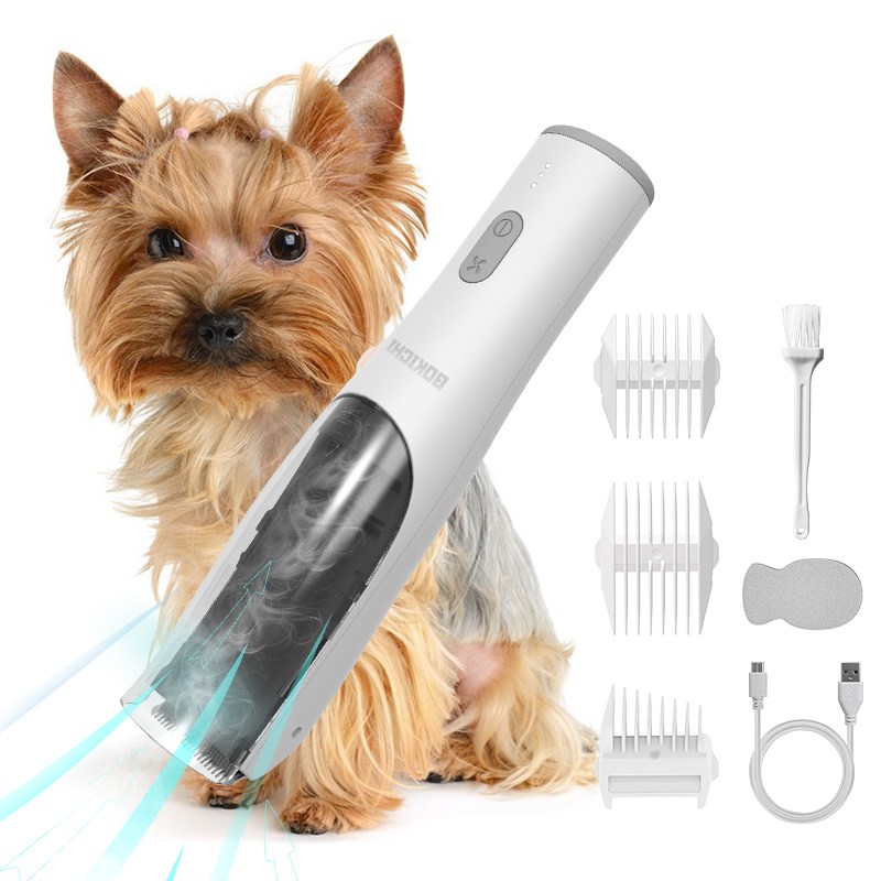 BOKICHI 흡입식 반려동물 이발기 세트 화이트 1개 33,900원