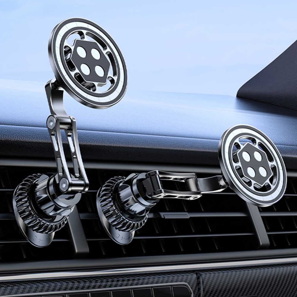 제이피 2단 관절 차량용 송풍구 맥세이프 핸드폰 거치대 자석 송풍구 휴대폰거치대 M-04, 블 랙, 1개 22,900원